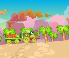 Train dinosaure jeu