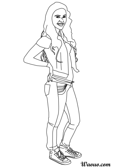 Greeicy Rendon coloring page