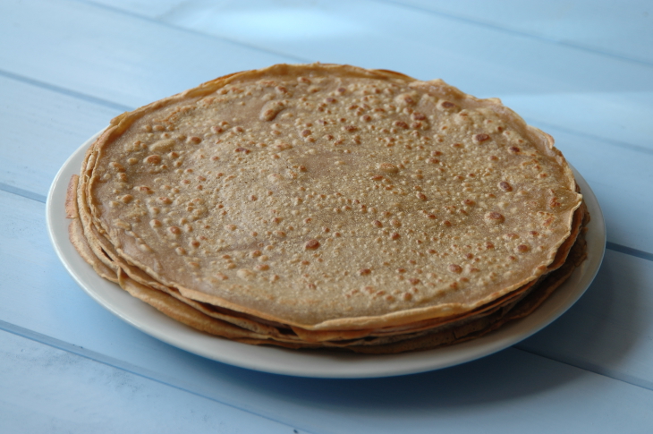 Kastanje pannenkoek