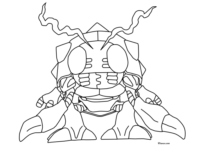 Dibujo de Tentomon para colorear