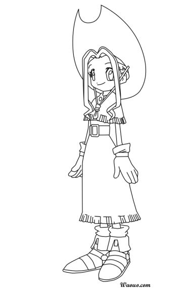 Mimi Tachikawa coloring page