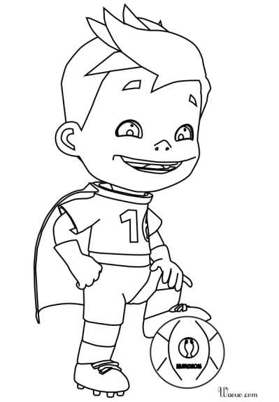 Super Victor coloring page