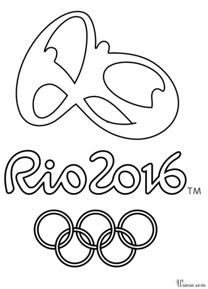 Kleurplaat Olympische spelen 2016