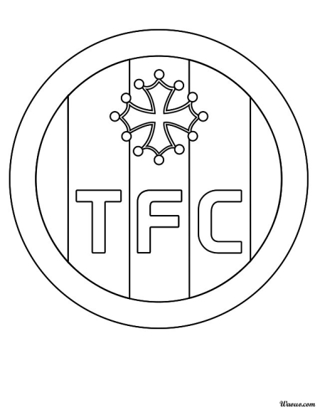 Toulouse Football Coloring Page