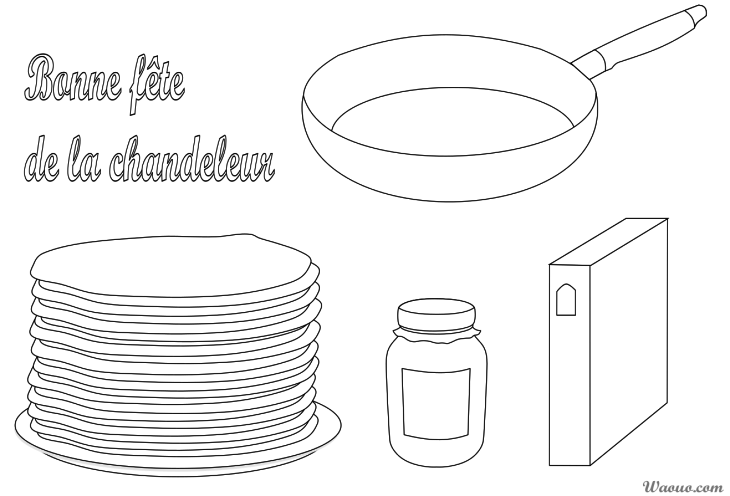 Candlemas coloring page