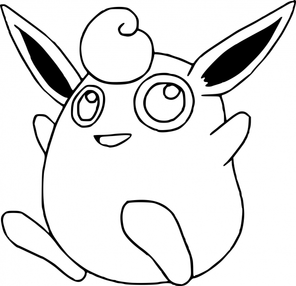 Omalovánka Wigglytuff