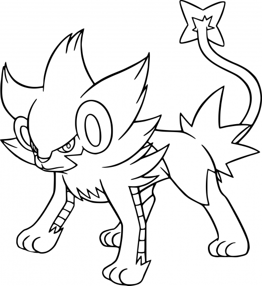 Coloriage Luxray