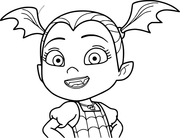 Vampirina coloring page