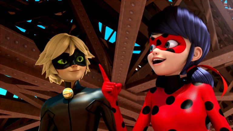 Coloriage Miraculous, les aventures de Ladybug et Chat Noir à imprimer