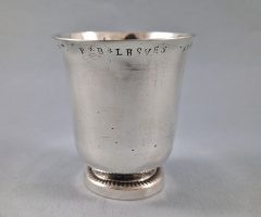 Timbale en argent
