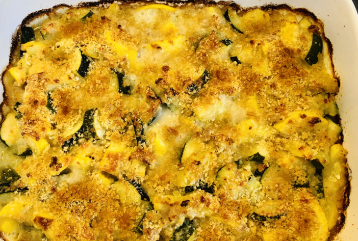 Gemakkelijke courgettegratin