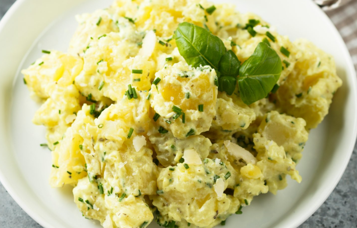 Homemade potato salad