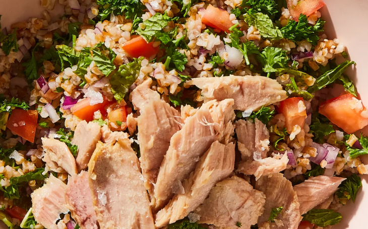 Tabbouleh with tuna