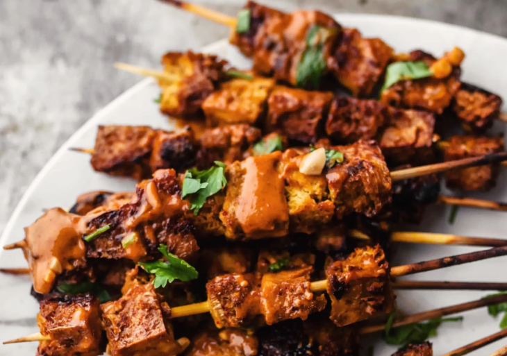 Vegetable and Tofu Skewers