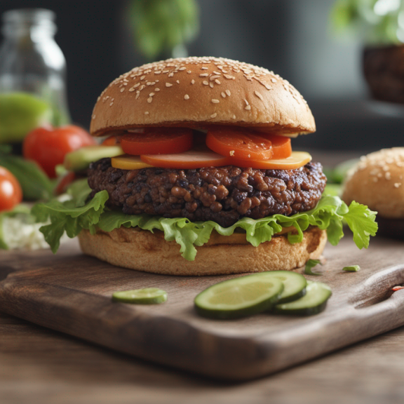 hamburguesa vegetariana