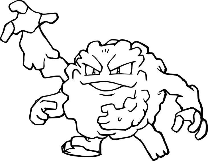 Gravalanch Pokemon Coloring Page