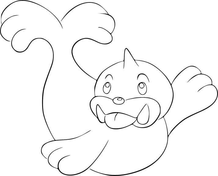 Seel Pokemon Coloring Page