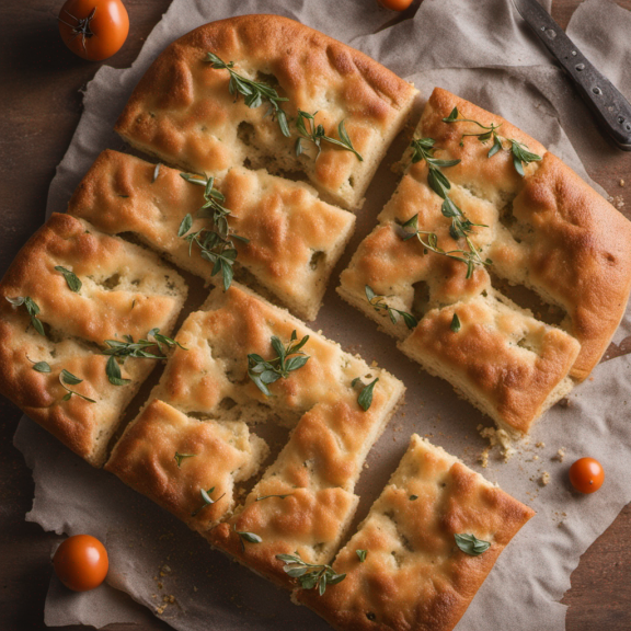 Focaccia receptas