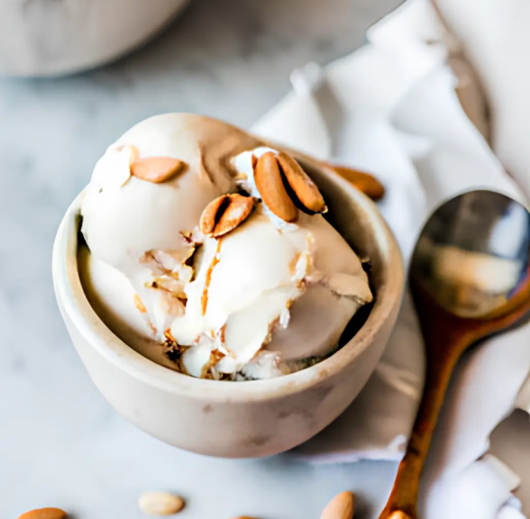 Glace aux amandes