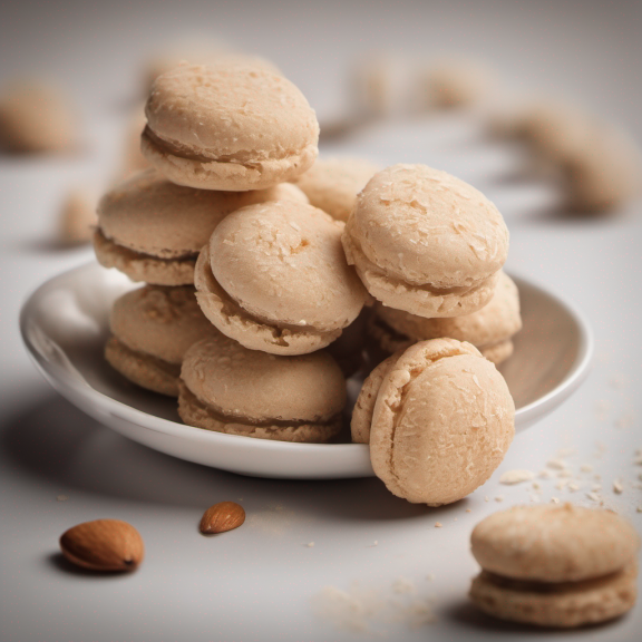 macarrón de almendras en polvo