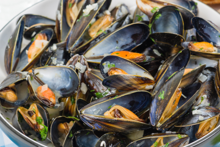 Moules de bord de mer