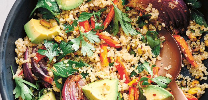 Salada de quinoa