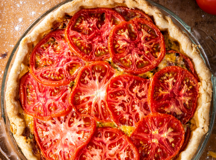 Deliciosa torta de tomate