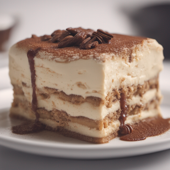 Tiramisu fluindo