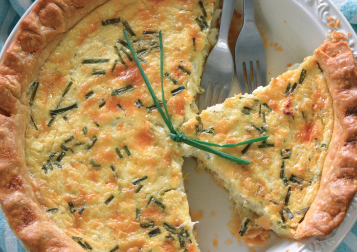 Brokolių quiche