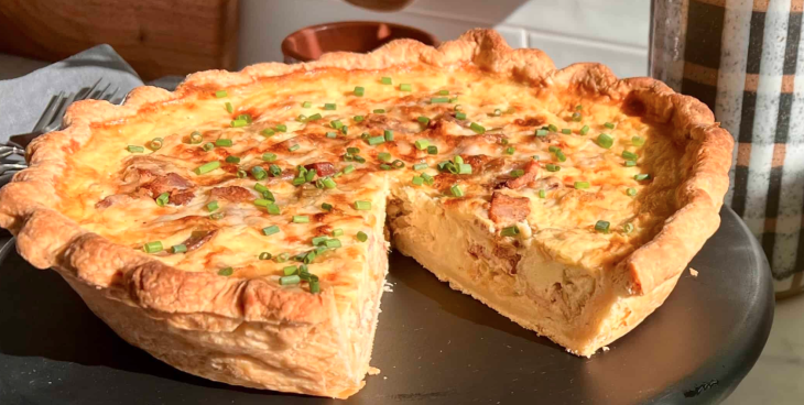 Leeks quiche