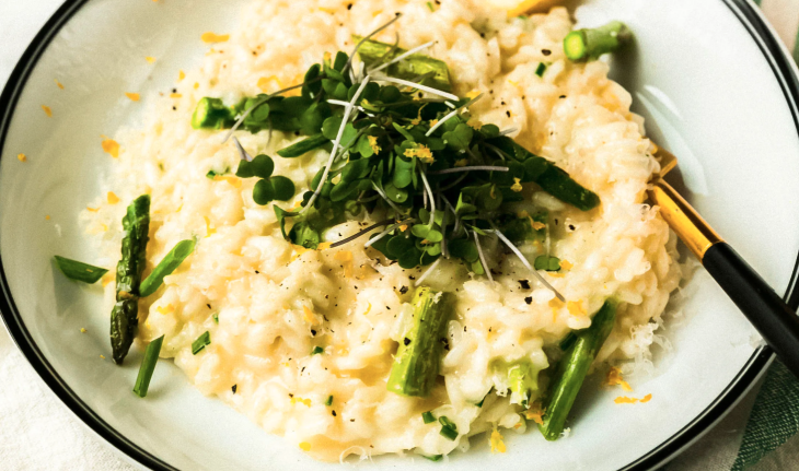 risotto de limón