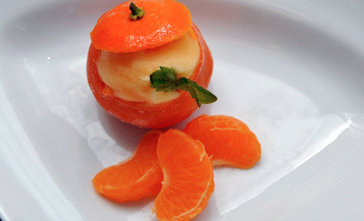 Osvěžující Clementine Sorbet