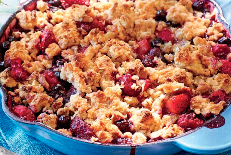 dessert entre crumble et gâteau